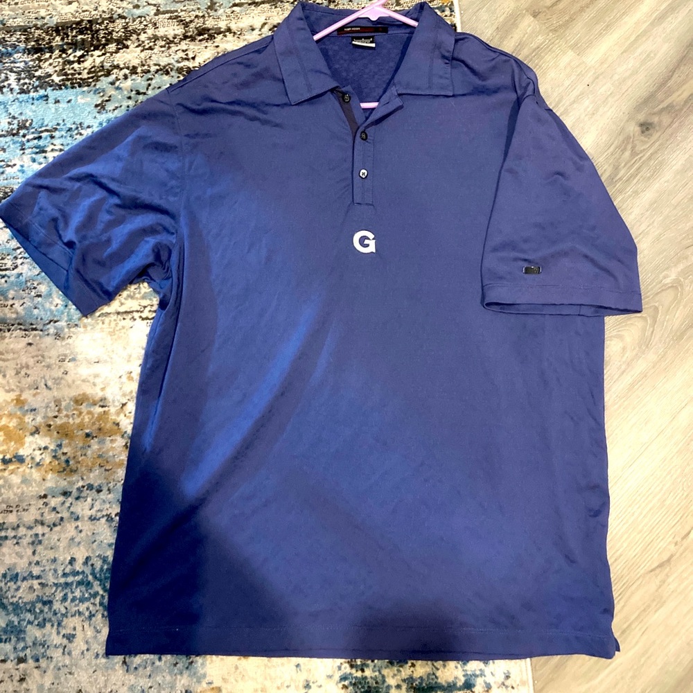 NIKE TIGER WOODS COLLECTION GEORGETOWN UNIVERSITY GOLF POLO